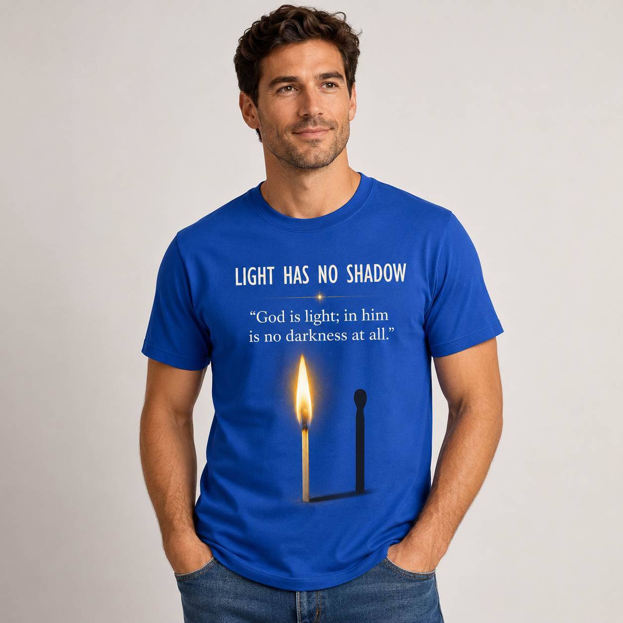Light Has No Shadow Christian T-Shirt